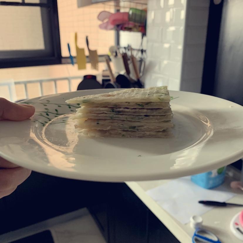 葱油饼（饺子皮版）