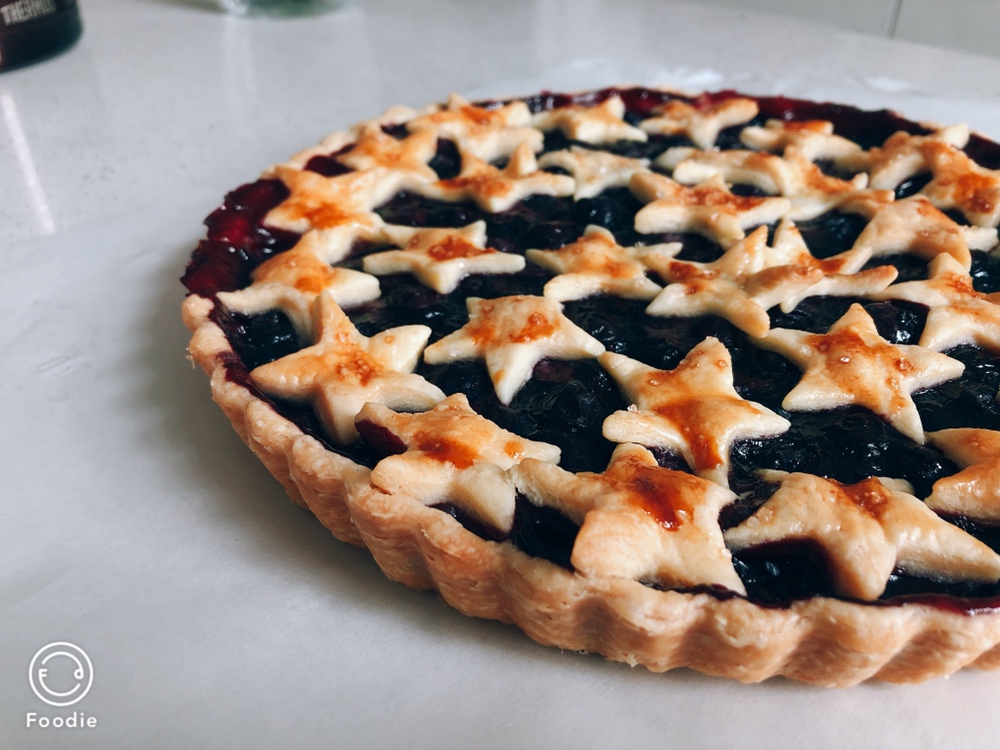 蓝莓派blueberry pie