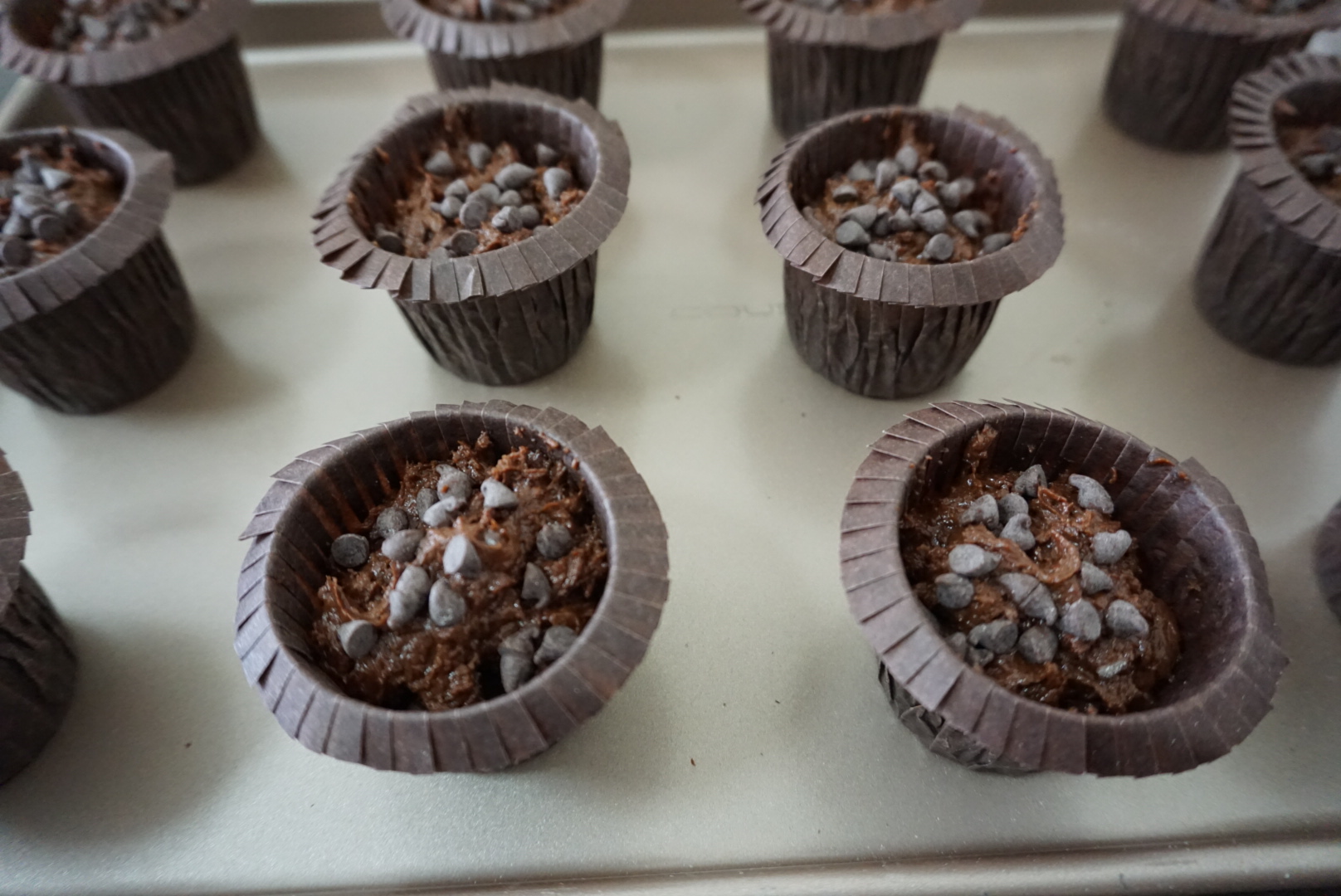 巧克力蘑菇头玛芬蛋糕的做法 步骤5