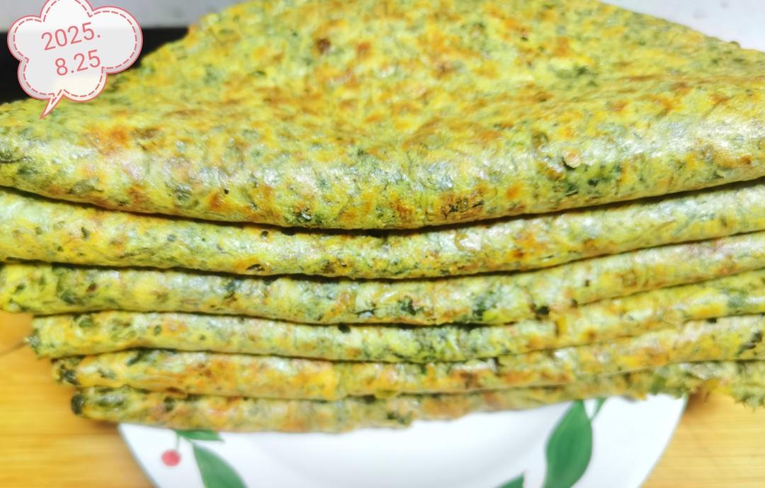 马齿苋原味煎饼