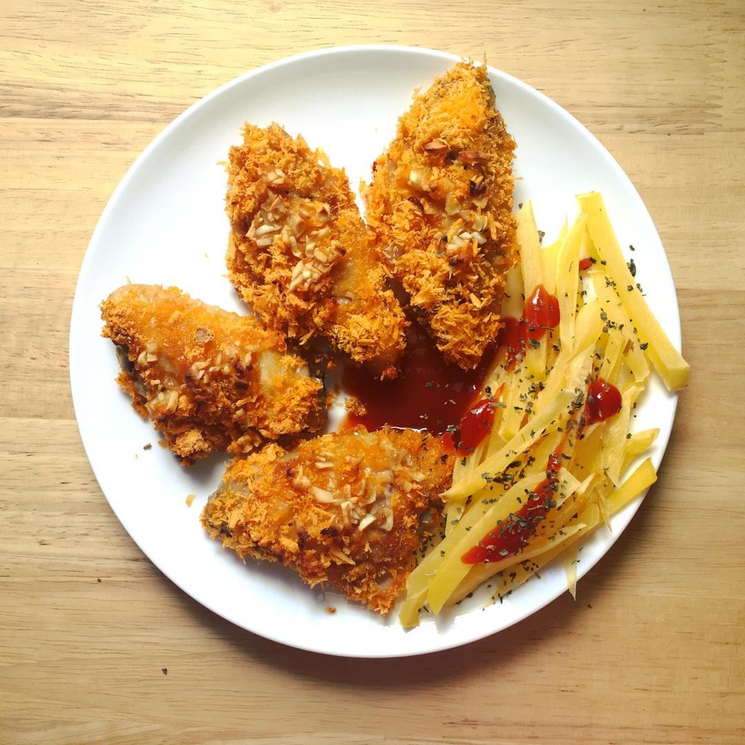 玉米片的妙用—香酥烤翅