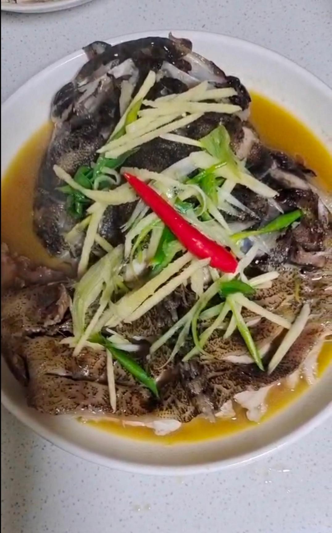 清蒸老虎斑鱼