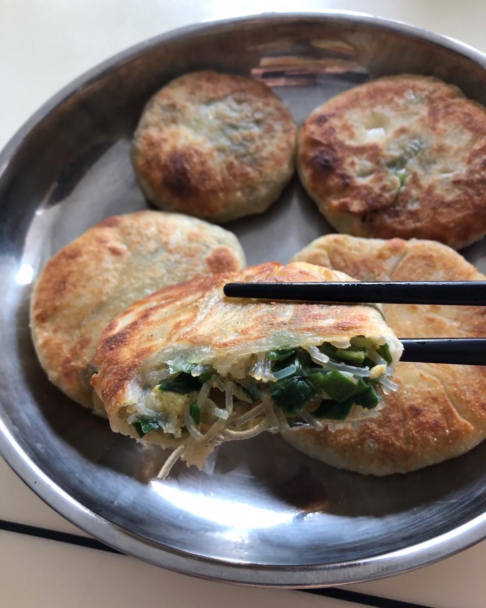 堂妈小厨——韭菜馅饼