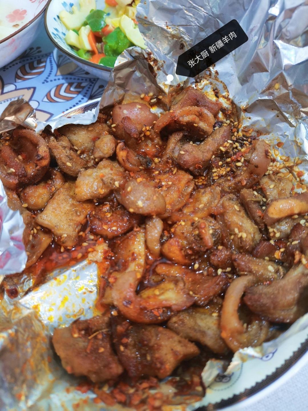 吃不到膻味的比烧烤更好吃的孜然羊肉🐏