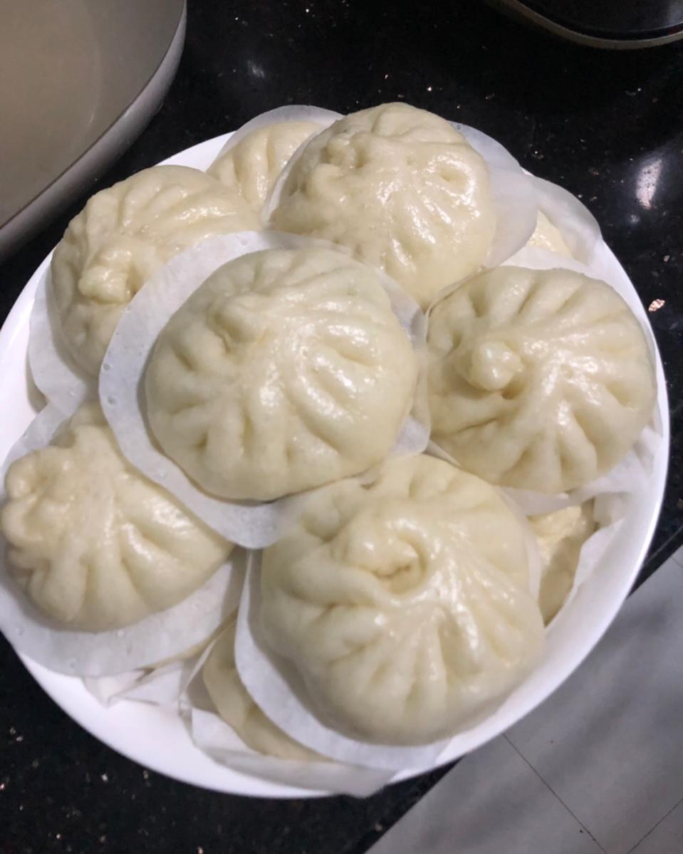 猪肉包子（附视频。一次性发酵。）
