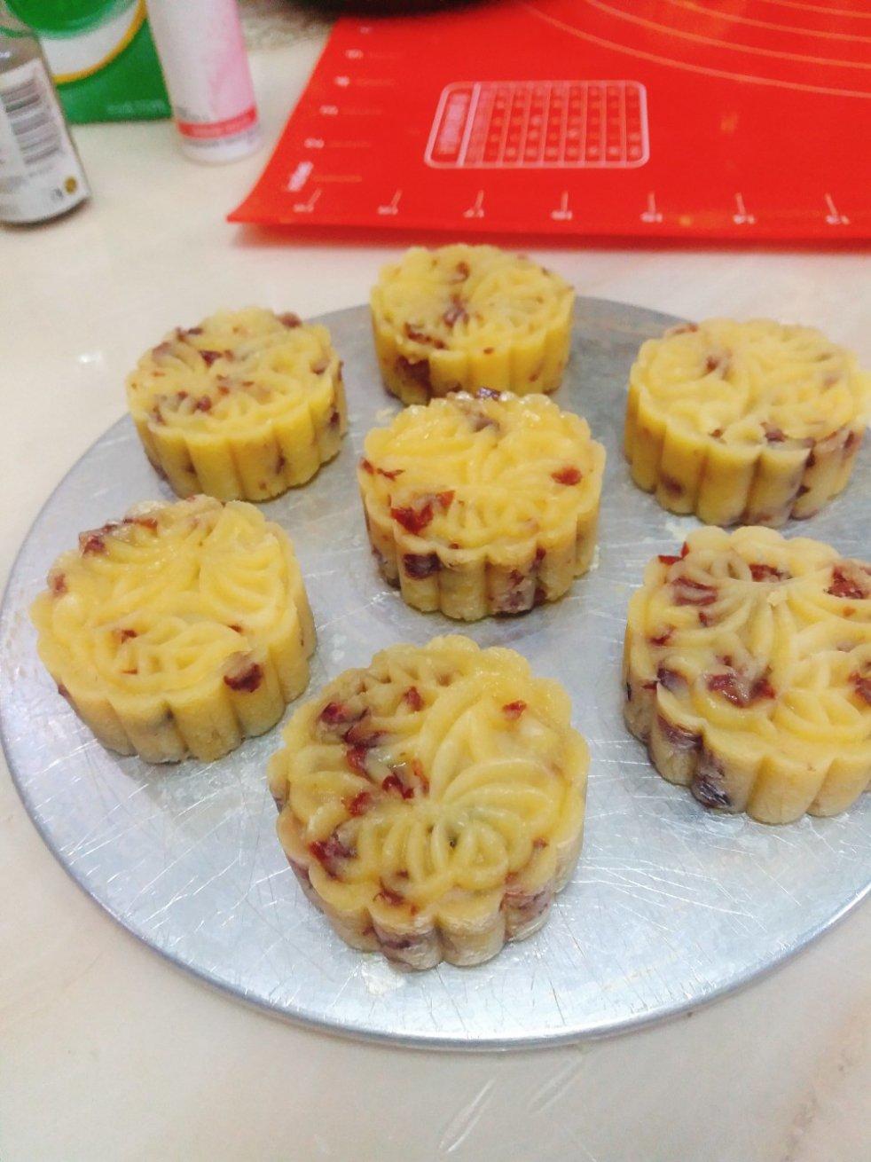 蔓越莓绿豆糕