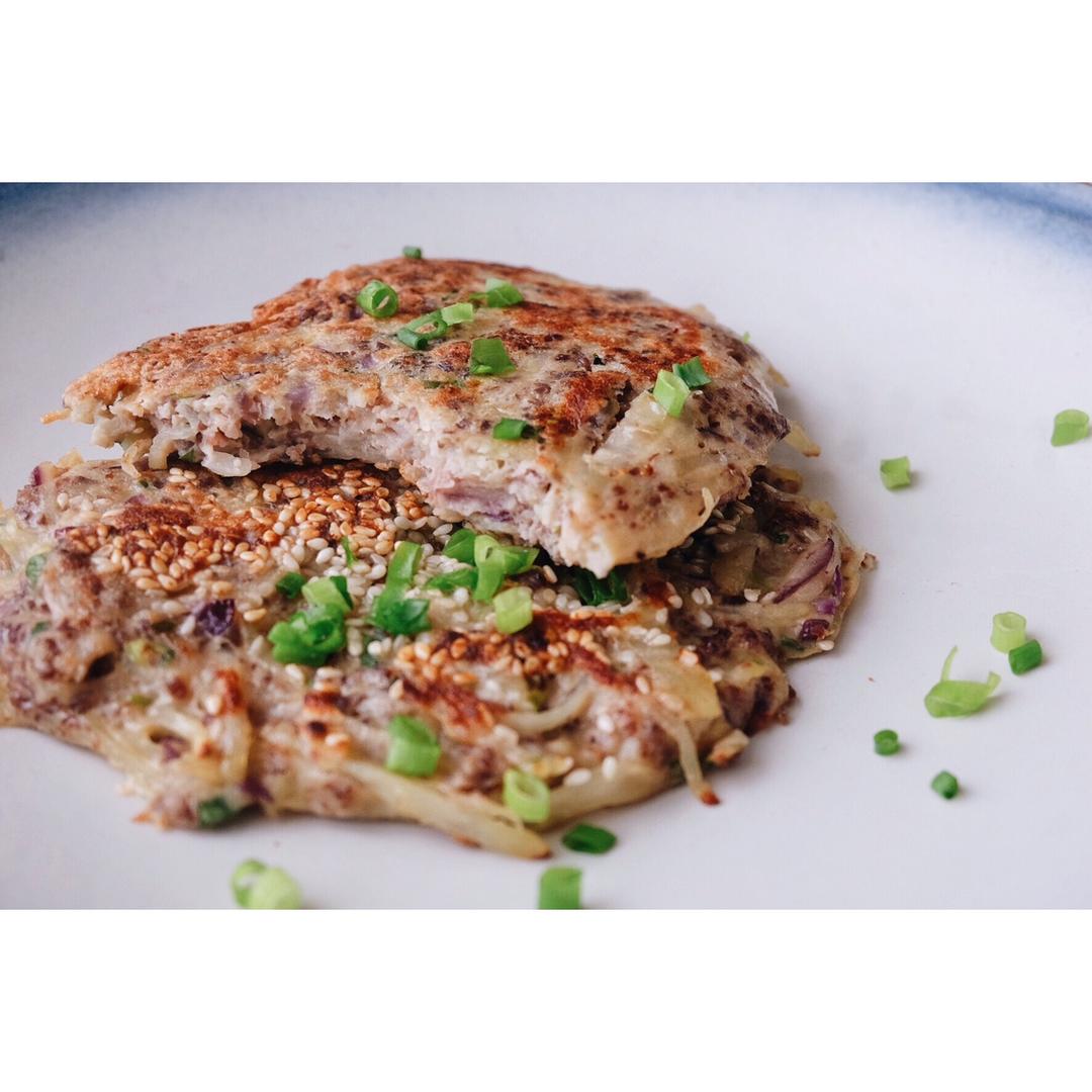 简单快手土豆牛肉饼