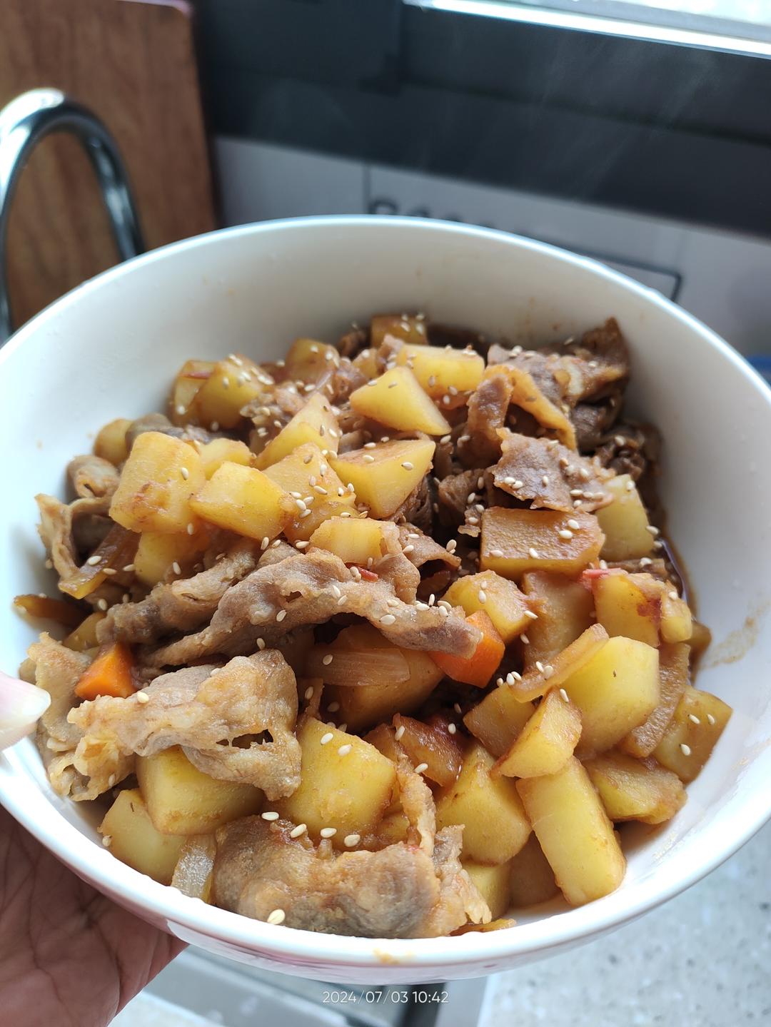土豆肥牛