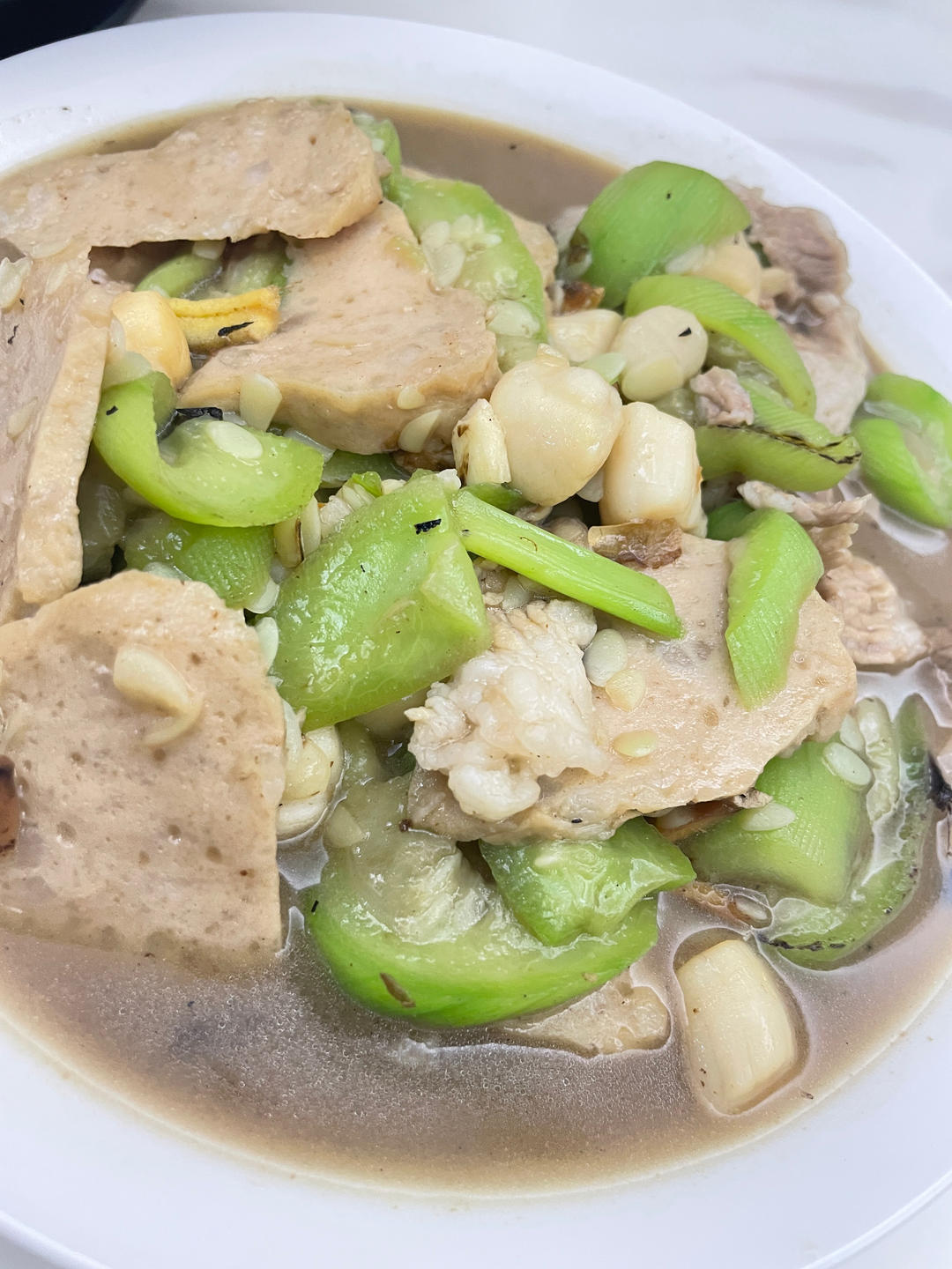 丝瓜鲜干贝