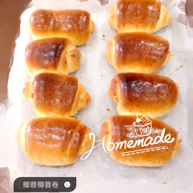 椰蓉面包卷