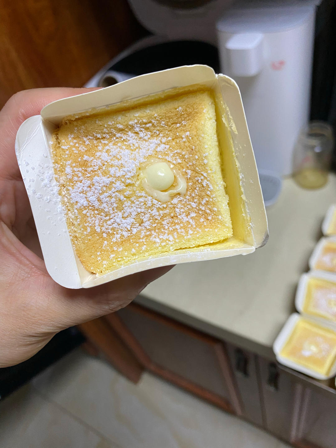 一口爆浆‼️超柔软的北海道戚风蛋糕‼️