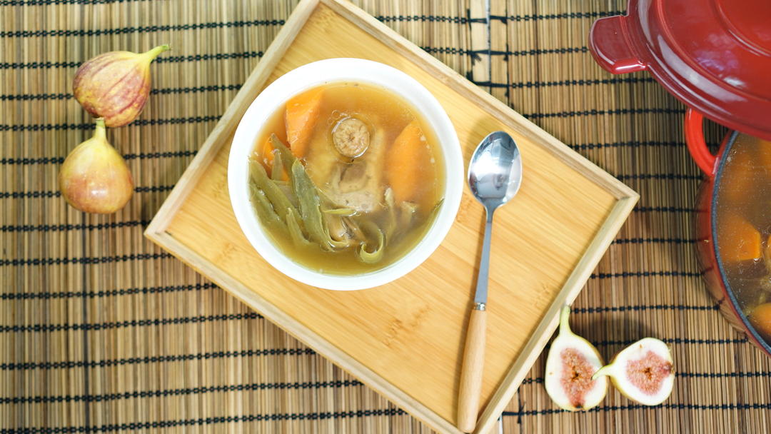 霸王花无花果猪骨汤