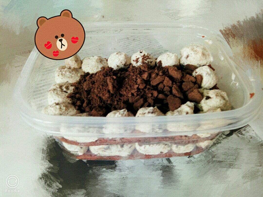 低糖不腻的奥利奥咸奶油蛋糕盒子