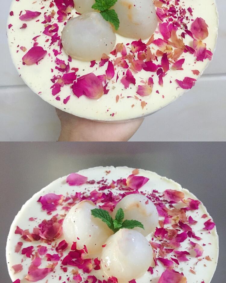 远比你想象的有内涵——玫瑰荔枝芝士蛋糕