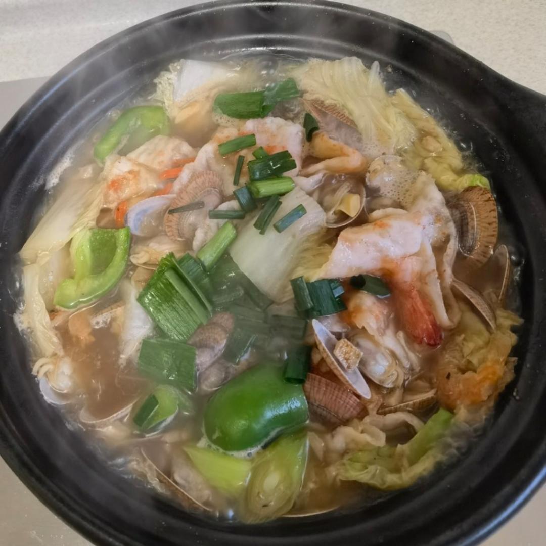 蒜蓉花甲煲