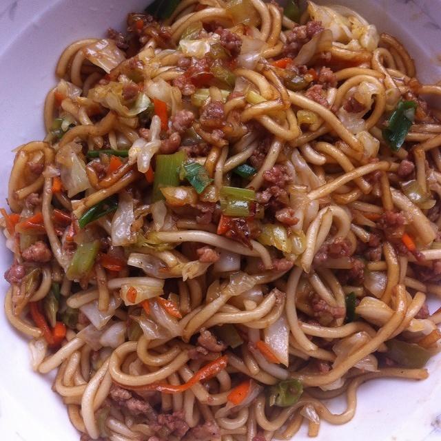 酸菜肉沫粉条的做法