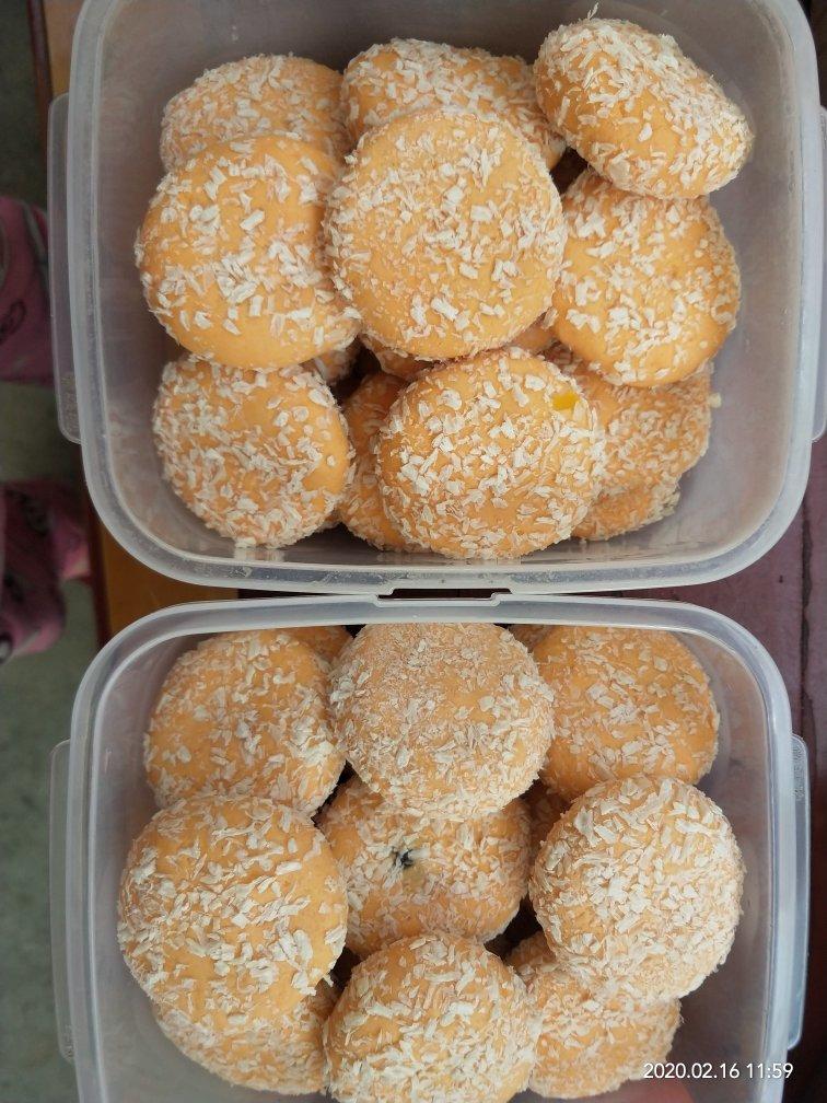 雪花南瓜饼
