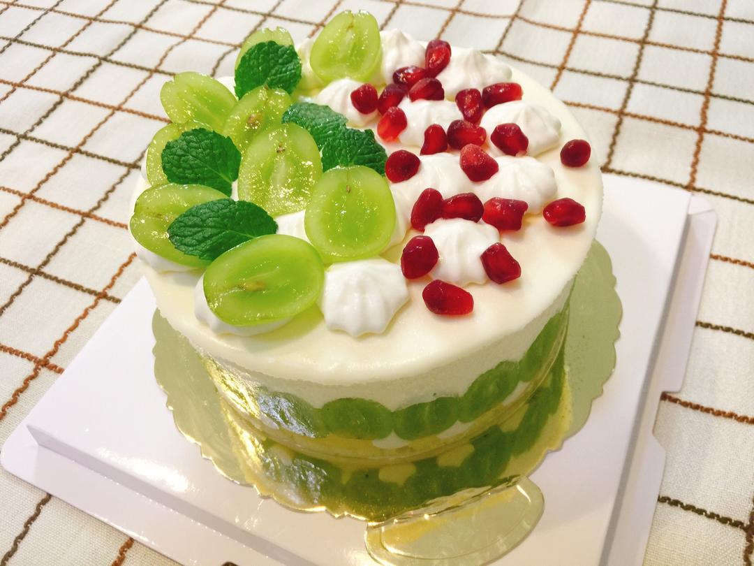 搬运【青提酸奶慕斯蛋糕】—cooking tree