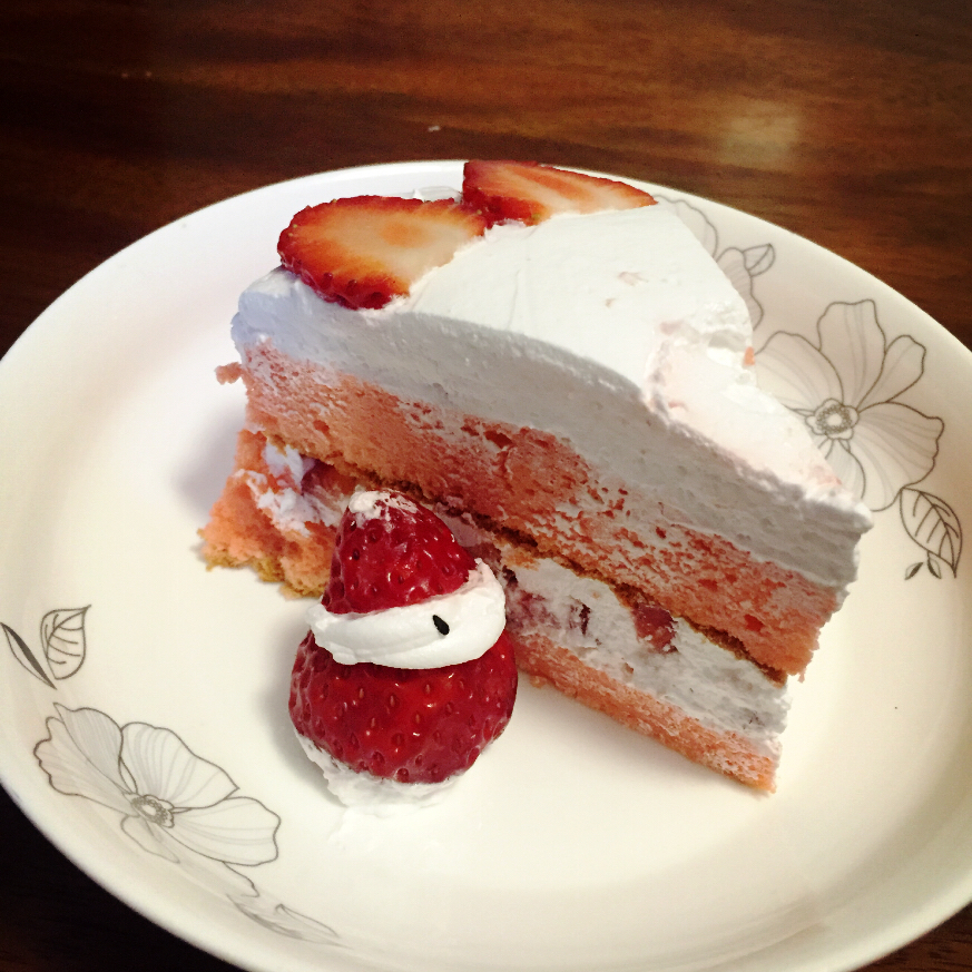 草莓裸蛋糕