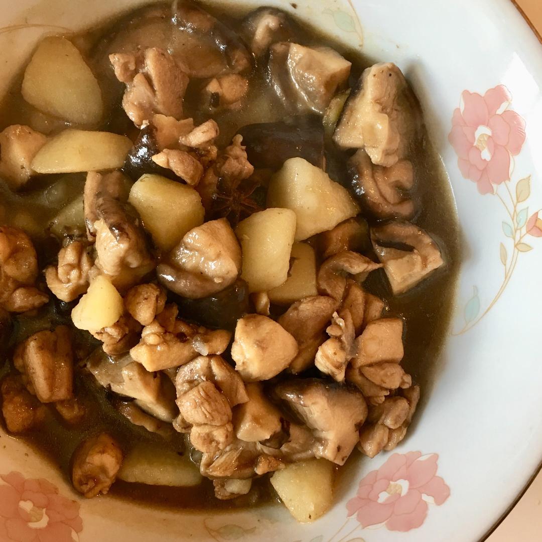 蘑菇滑鸡（香菇滑鸡）