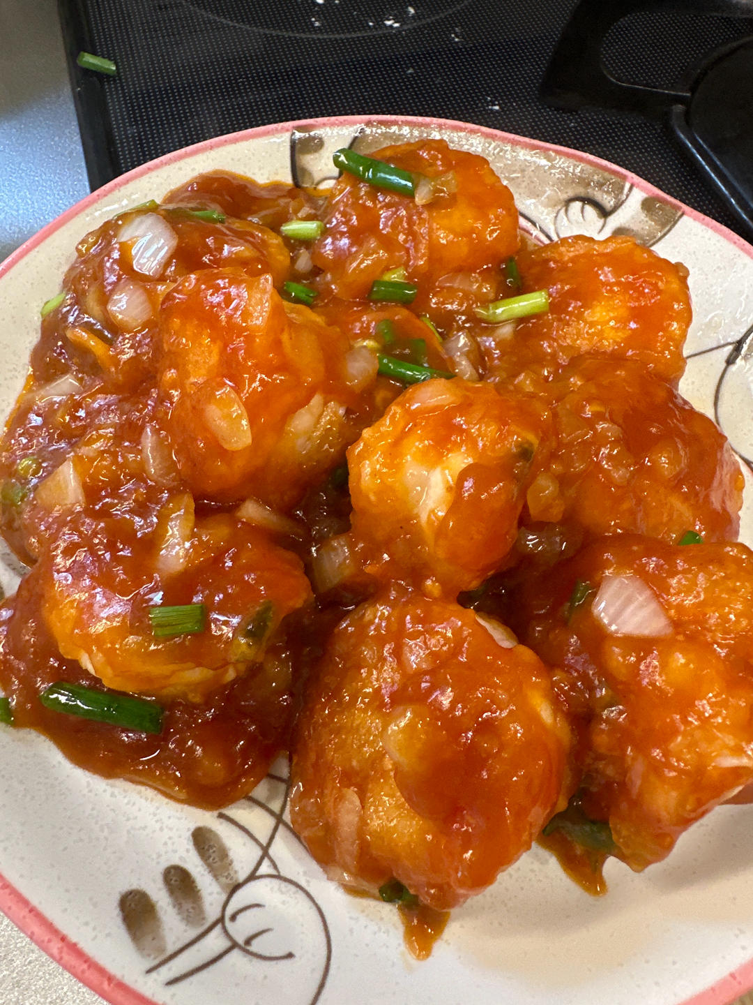 小陆馋哭了的糖醋虾仁