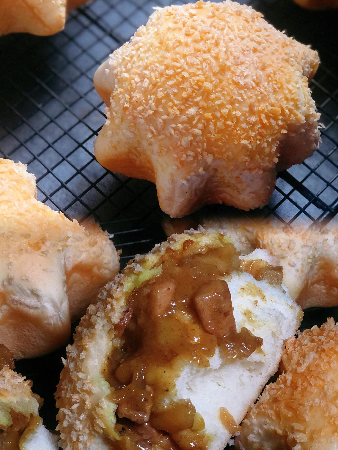 日式咖喱牛肉面包（烤箱版）