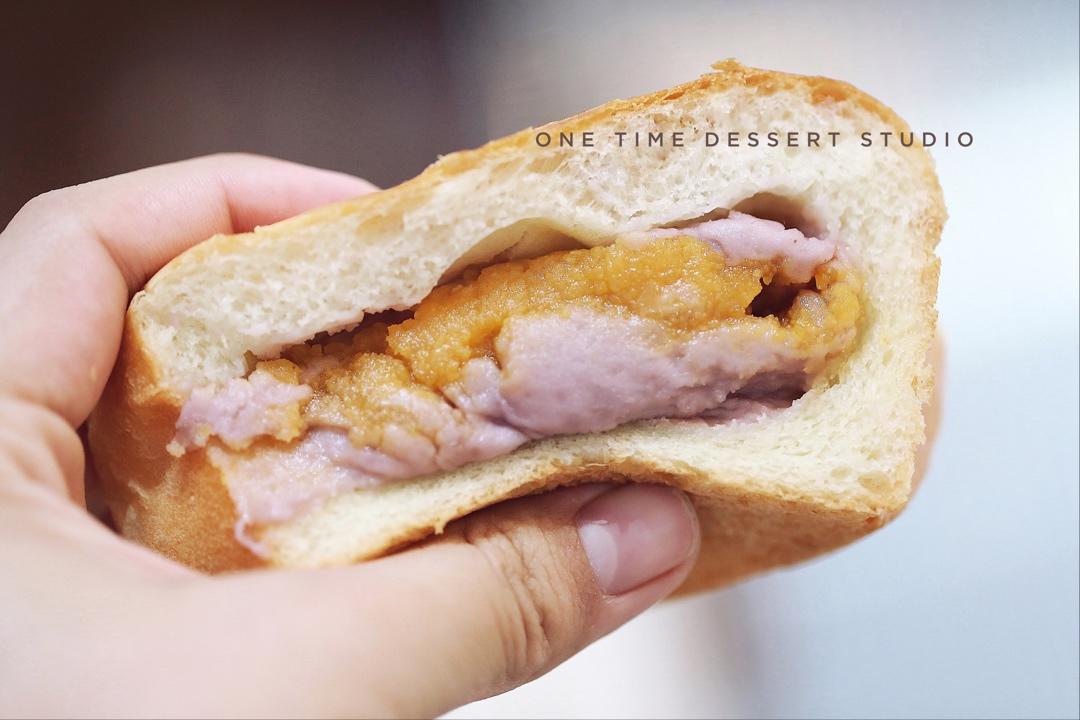 芋泥咸蛋黄软欧【北鼎烤箱食谱】