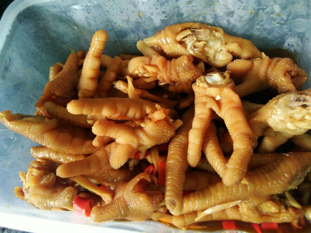 香辣蒜香凉拌爽脆鸡脚