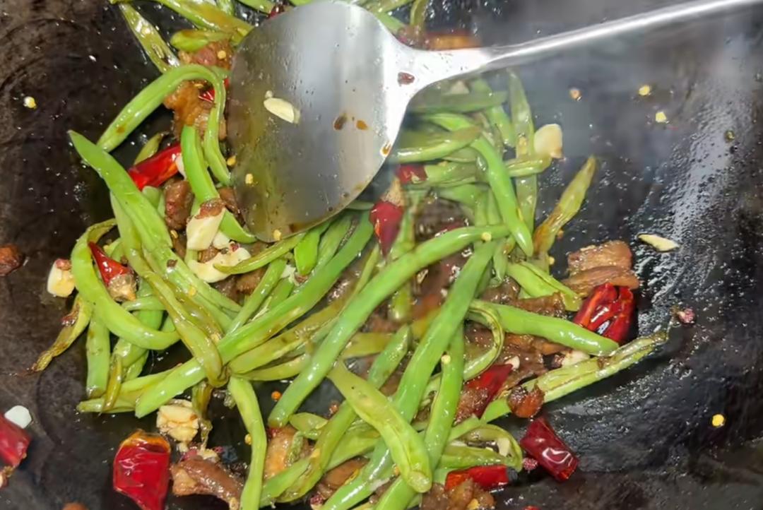炒四季豆丝