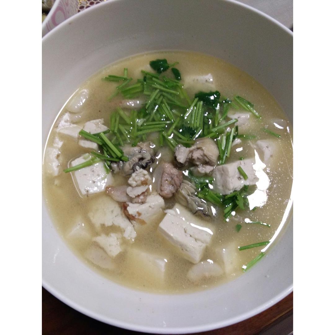 海蛎豆腐汤