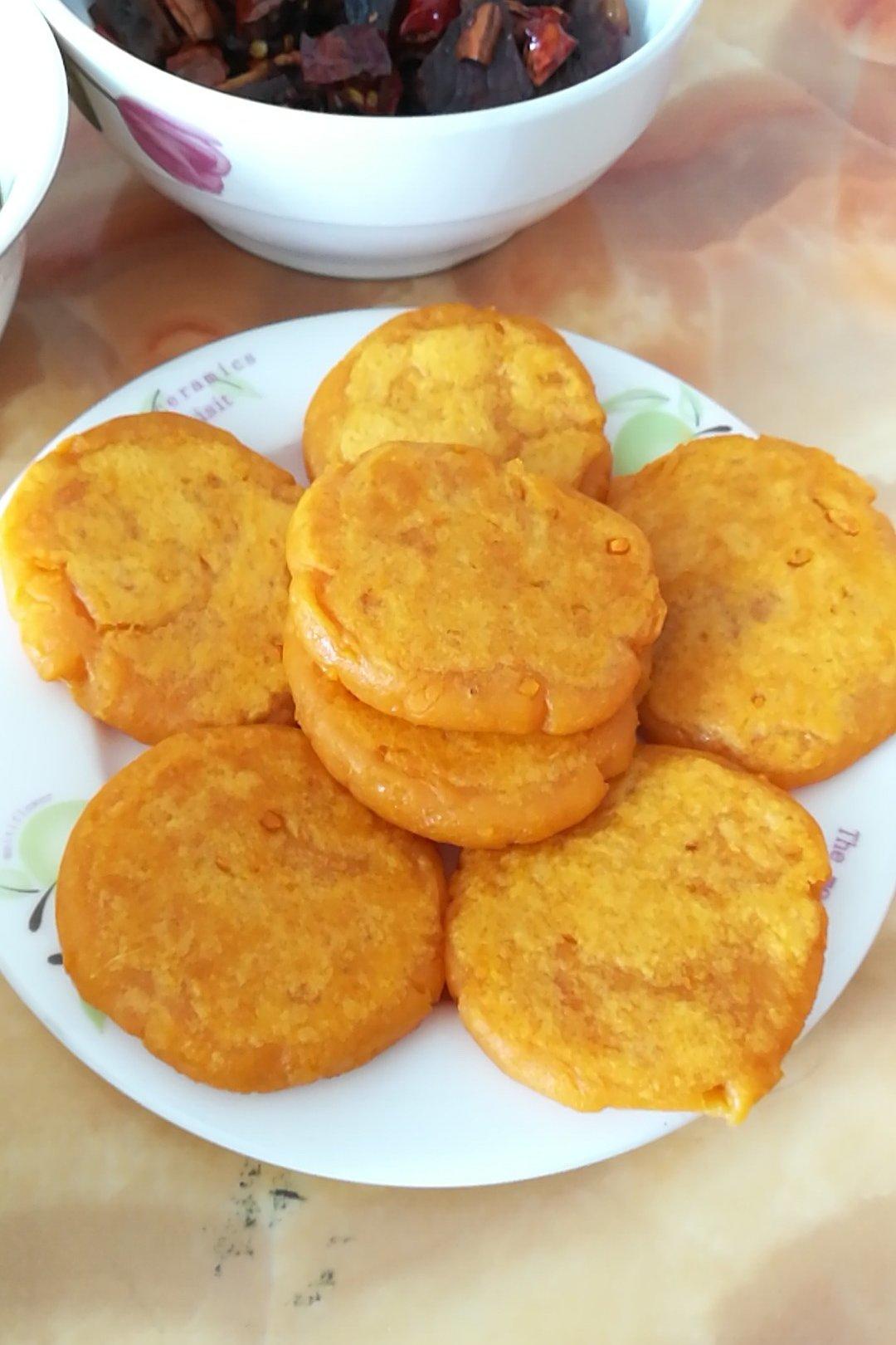 香糯的红薯夹馅饼