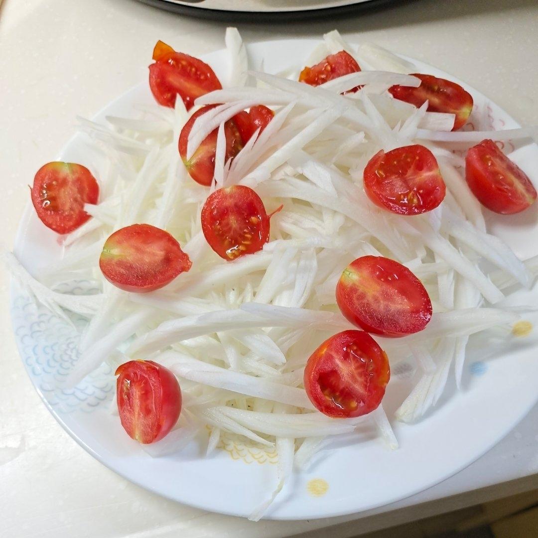 凉拌凤尾白菜