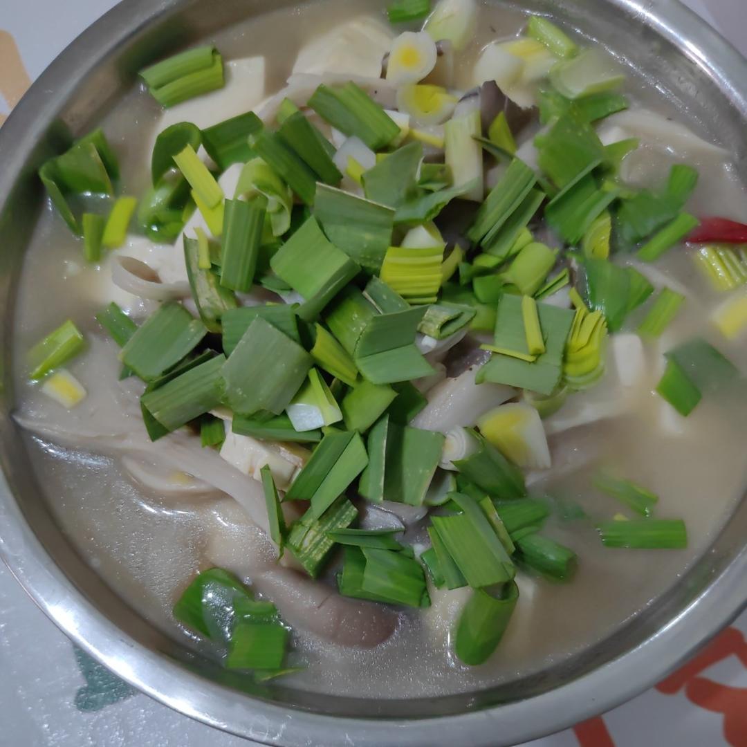平菇炖豆腐