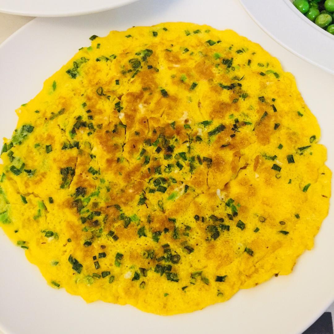 糖宝hi做的葱煎蛋