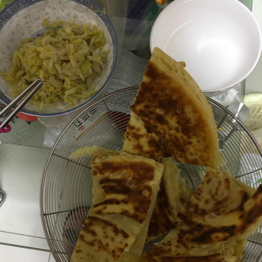 自制葱油饼