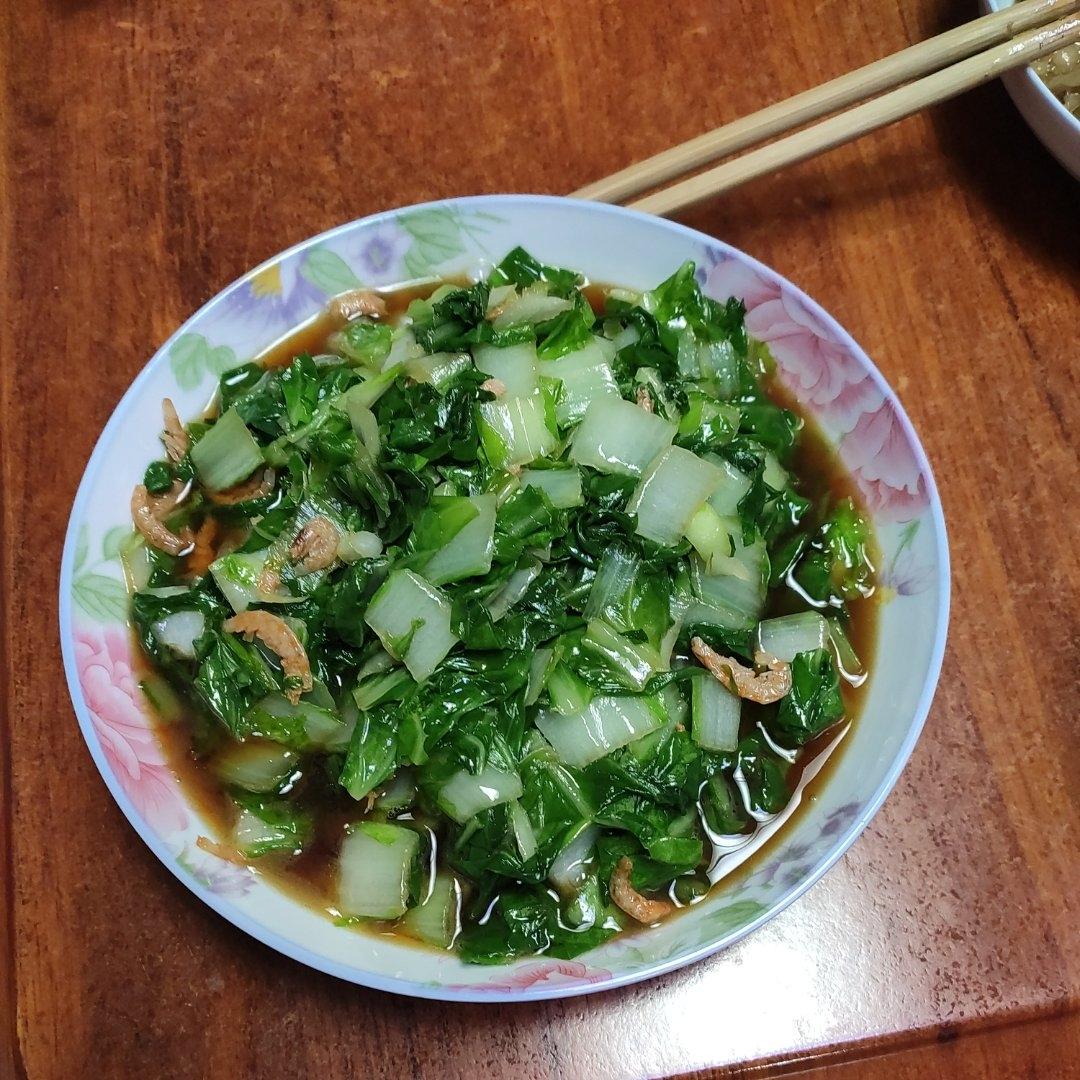 鲜美营养的 虾米🦐杭白菜