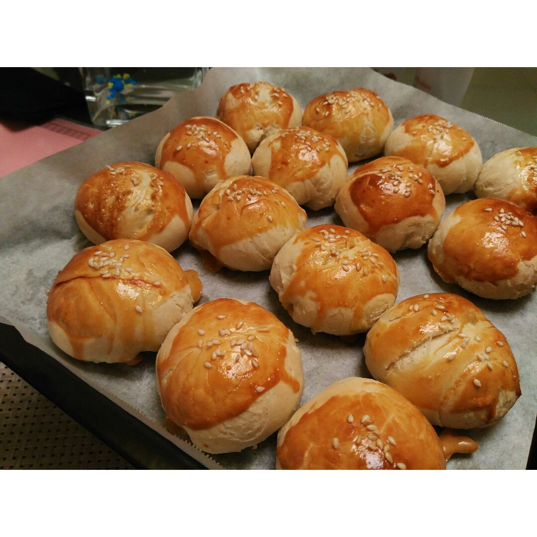 蛋黄酥：抹茶酥：（奶黄味）