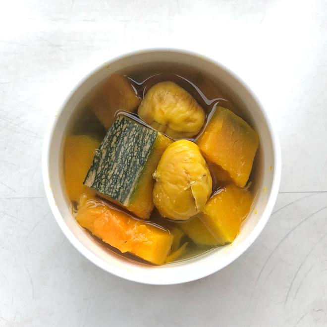 秋天的南瓜栗子汤的做法
