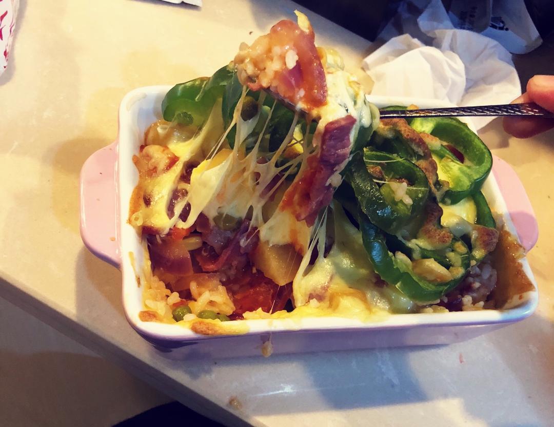 番茄鸡肉浓情焗饭【两人份】