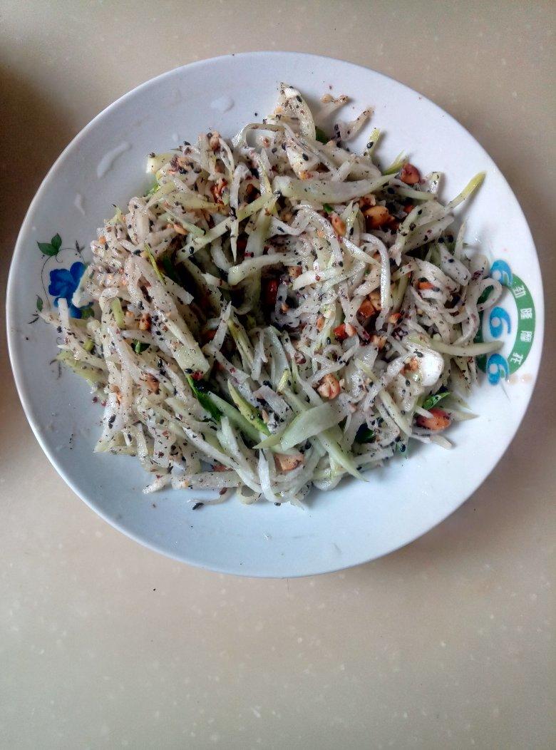 凉拌爽口萝卜丝