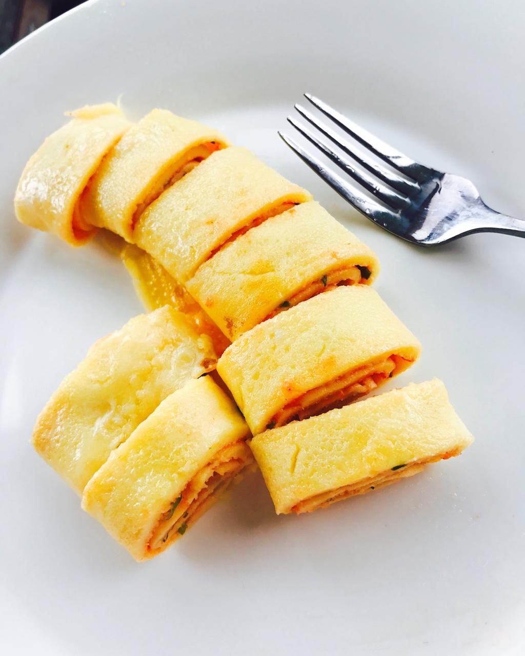 10分钟超简单美味早餐，自制鸡蛋饼，煎饼