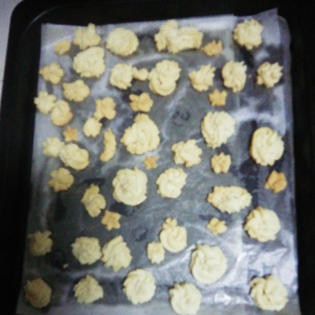 曲奇饼干，完美配方超好挤，酥到不敢碰，一个月还能酥掉渣