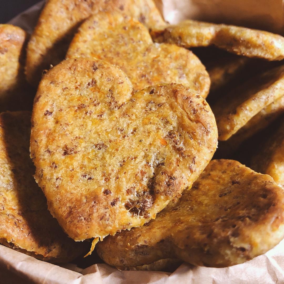 宠物饼干—胡萝卜牛肉燕麦零食饼干～