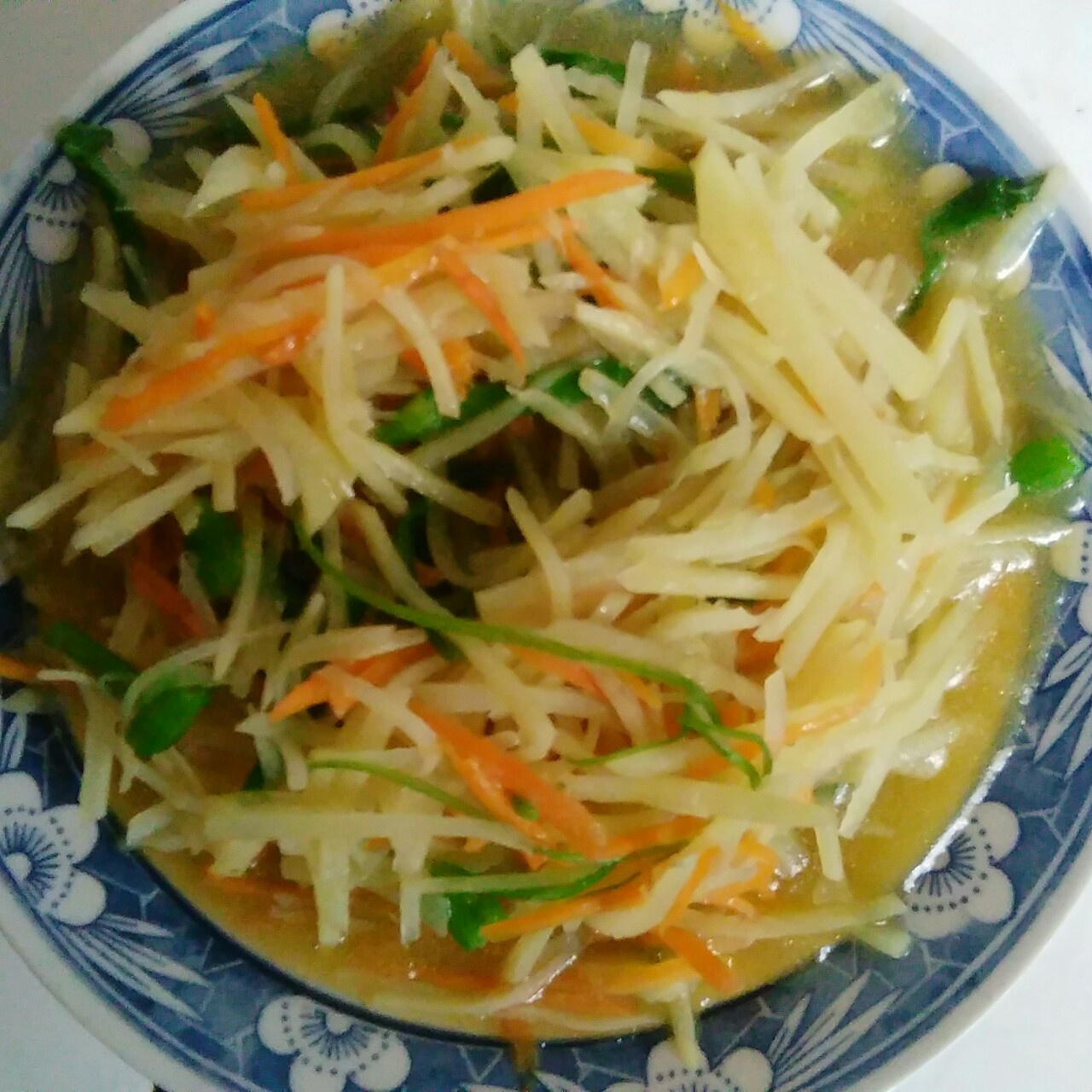炒胡萝卜土豆丝