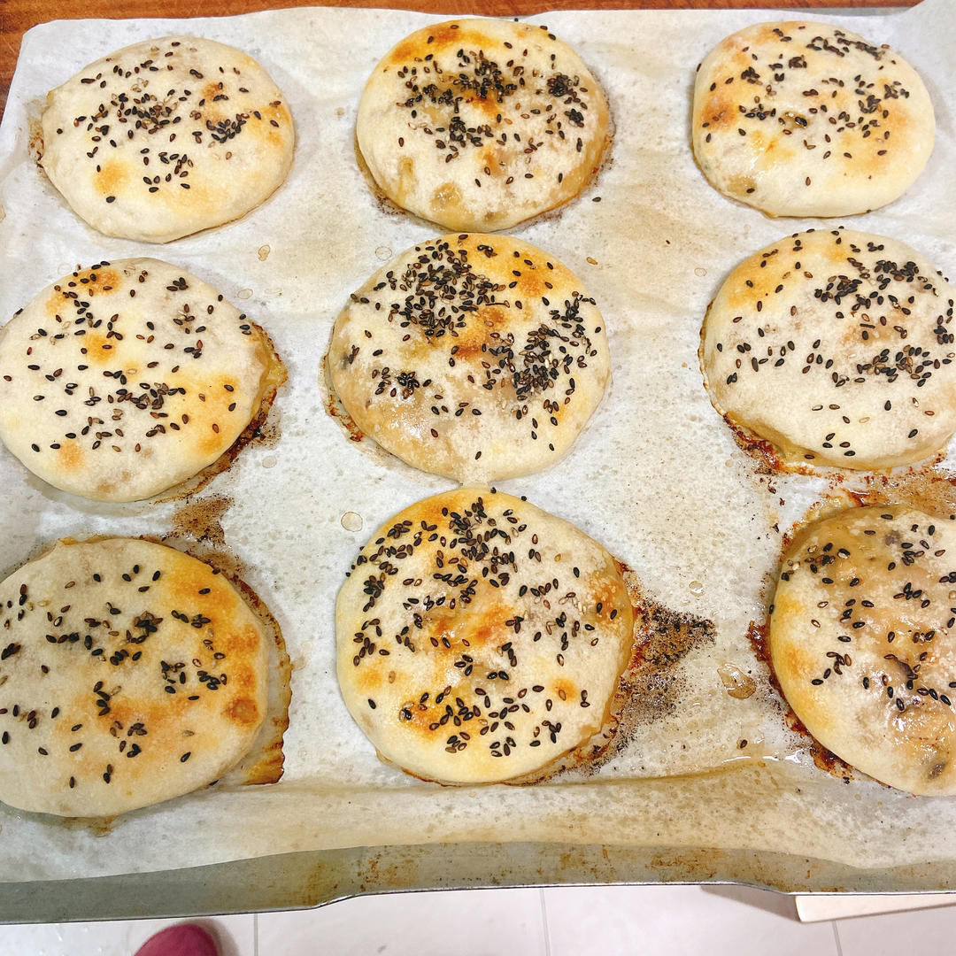 又香又脆的鲜肉光饼（烤箱版烧饼）