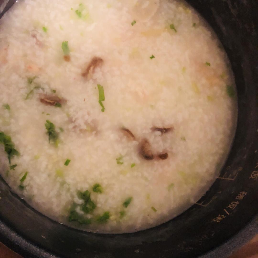 海参虾仁干贝粥