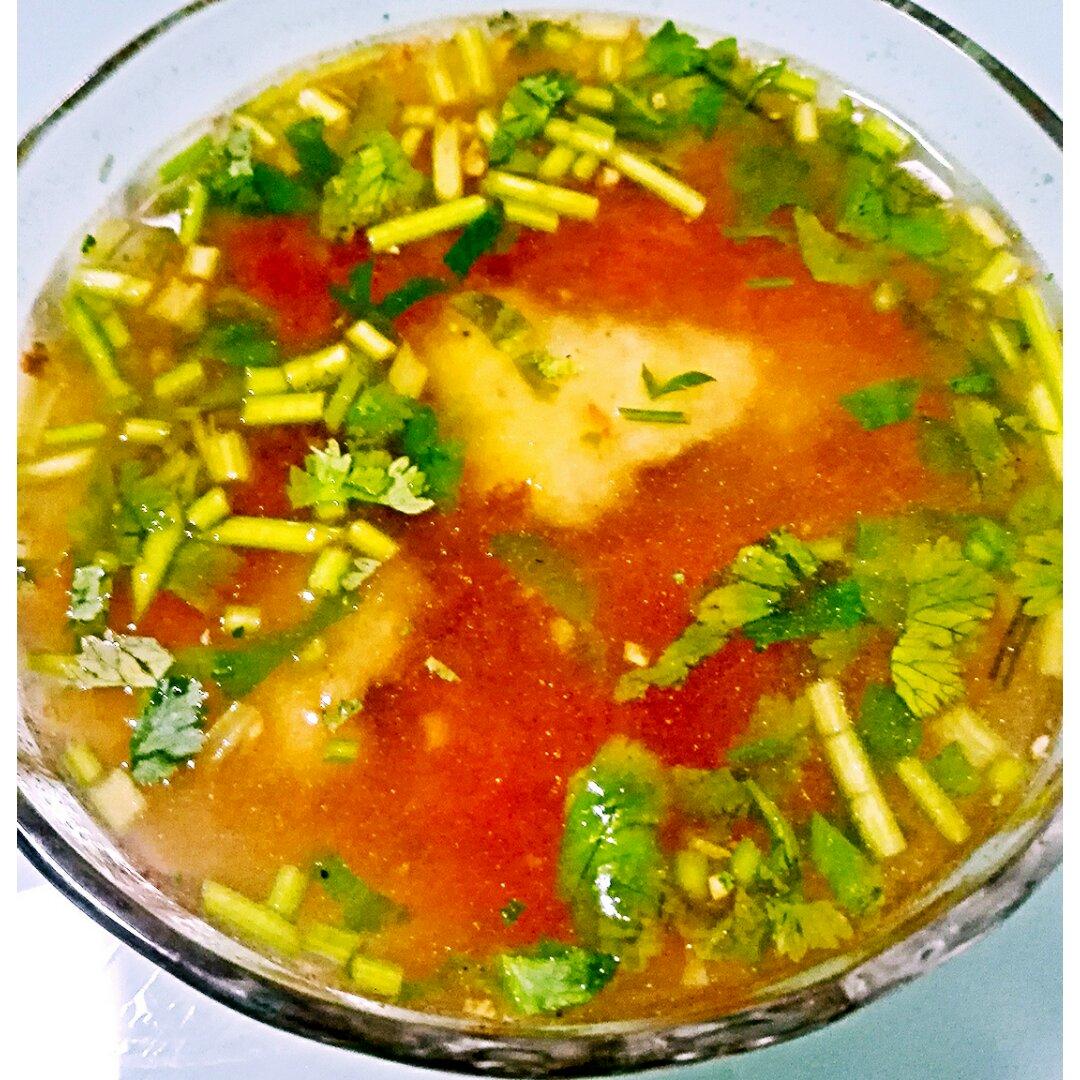 番茄龙利鱼汤--松下SR-ANY151-P IH变频电饭煲