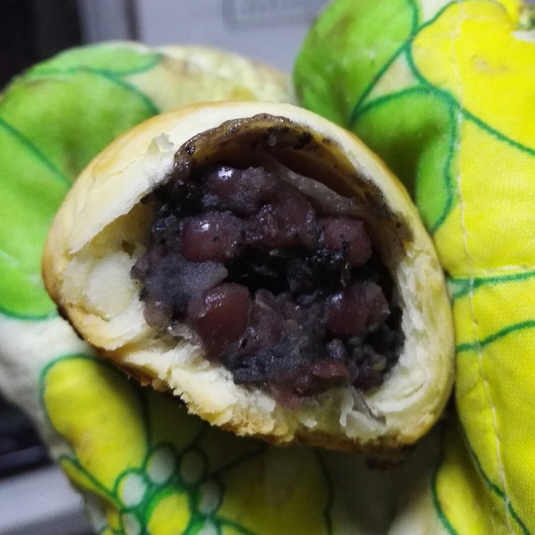 红豆酥饼（附油酥不测漏的办法）