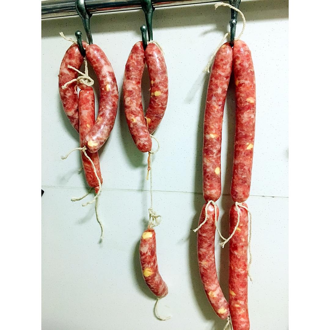 自制脆皮小香肠