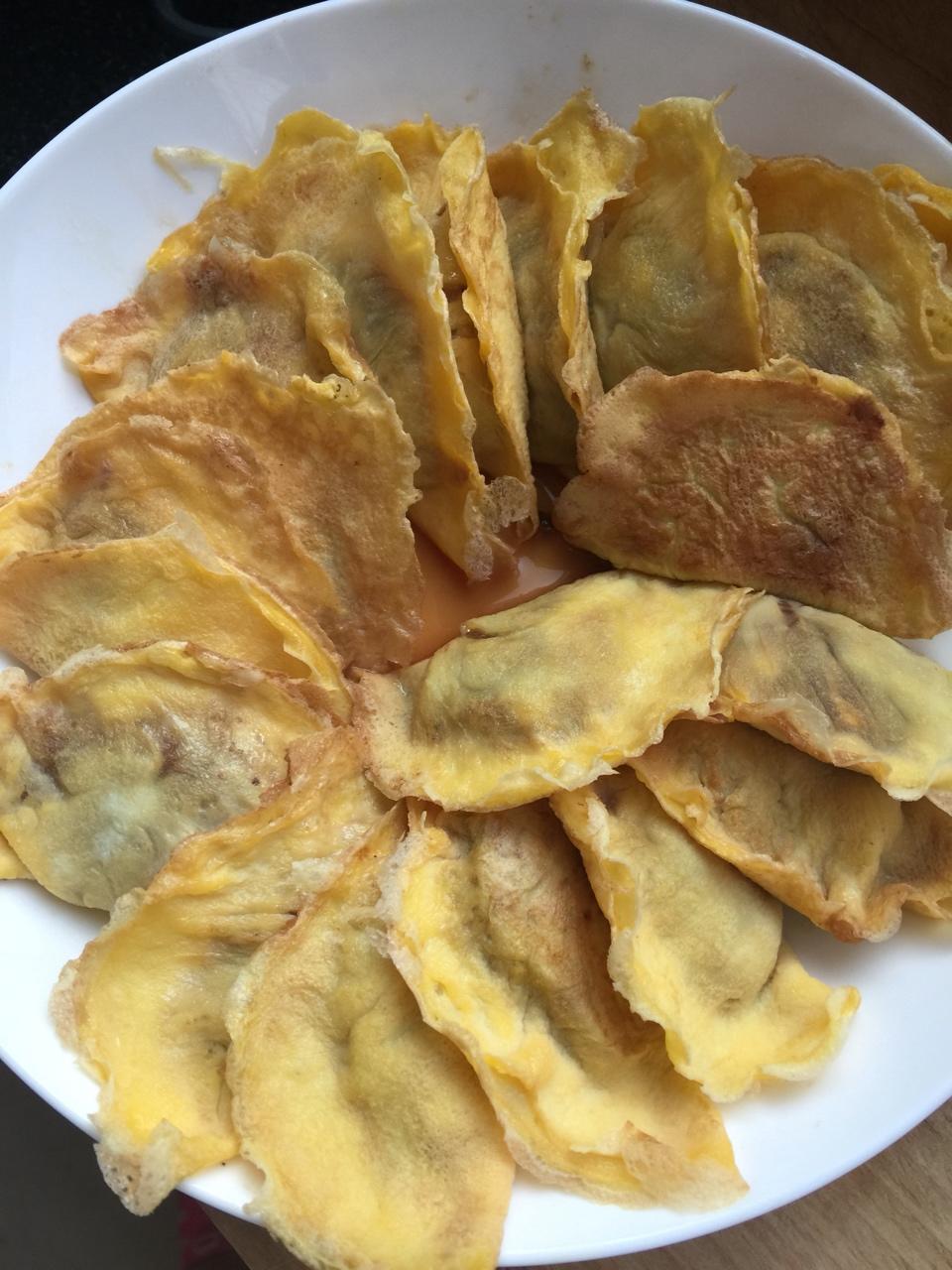 过年必备菜…蛋饺…